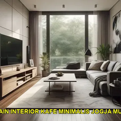 5 Cara Efektif Mendesain Interior Kafe Minimalis di Jogja